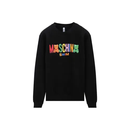 MOSCHINO Мужские черные свитшоты