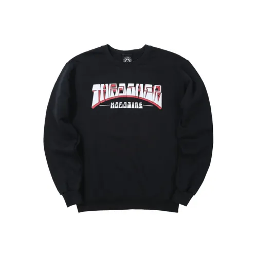 Thrasher Свитшот Американская версия Унисекс Черный