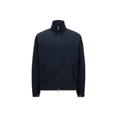 Moncler SS25 Темно-синий Синий Мужские Куртки
