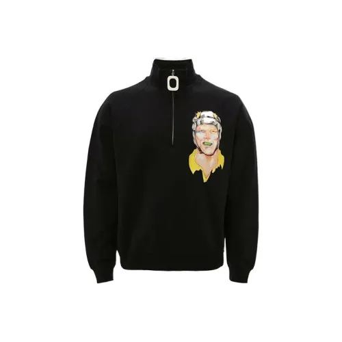 JW Anderson Черные Мужские Свитшоты