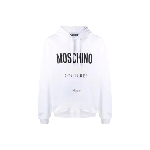 MOSCHINO Белый Мужской Свитшот