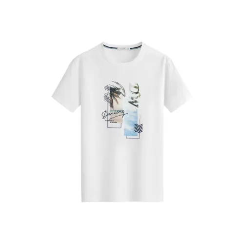 Dance with Wolves T-Shirt Мужская Натуральный Белый