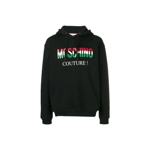 MOSCHINO Мужские черные свитшоты