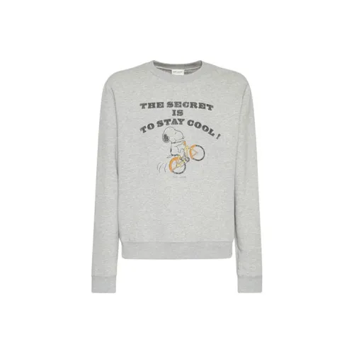 SAINT LAURENT Толстовка Унисекс Серый