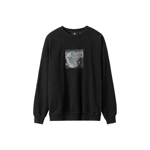 VOLCOM Черная Унисекс Толстовка