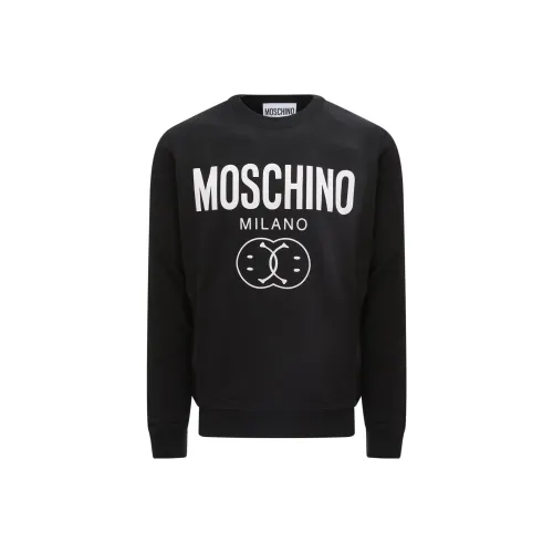 MOSCHINO Мужские черные свитшоты