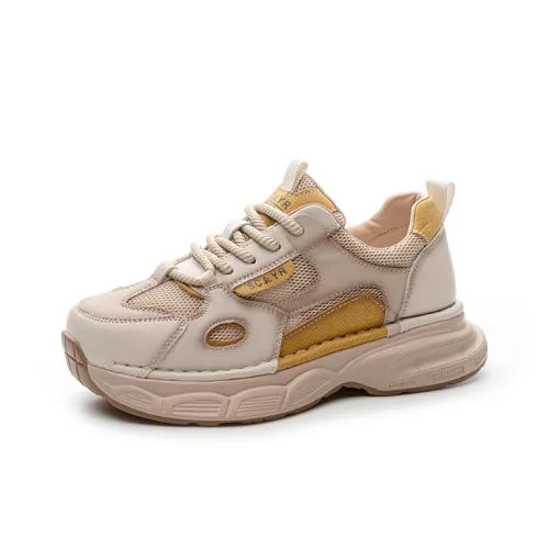 The Mystery Of Glamour Дышащий Увеличение Высоты Низкий Топ Толстая Подошва Женские