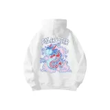 Белый, с капюшоном