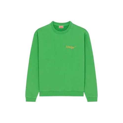 KENZO Poppy Flower Series Зеленый Мужской Свитшот