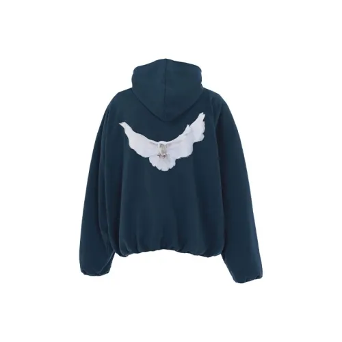 YEEZY Gap X Balenciaga Collaboration Темно-синий Унисекс Свитшоты