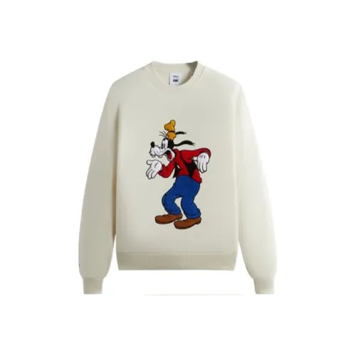 Kith Дисней Co Бренд Экрю Унисекс Свитшоты