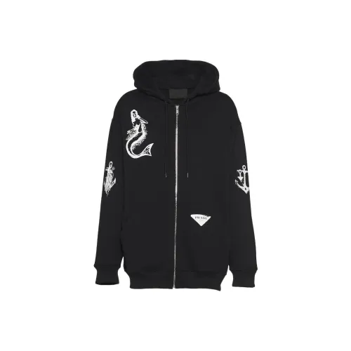 PRADA Мужские черные свитшоты