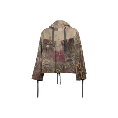 DRIES VAN NOTEN Серый Мужской Свитшот