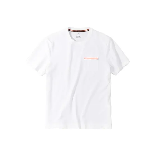 Mr.Bu Moon Белая Мужская T-Рубашка