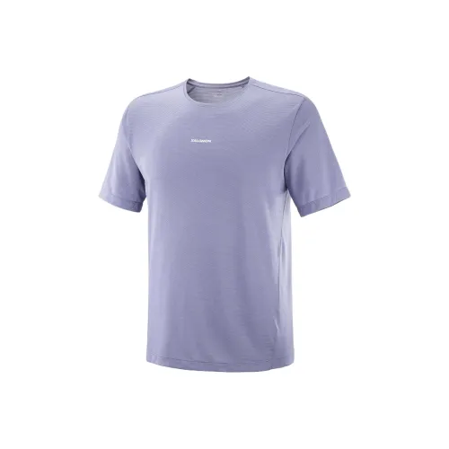 SALOMON Быстросохнущая рубашка мужская синий гранит