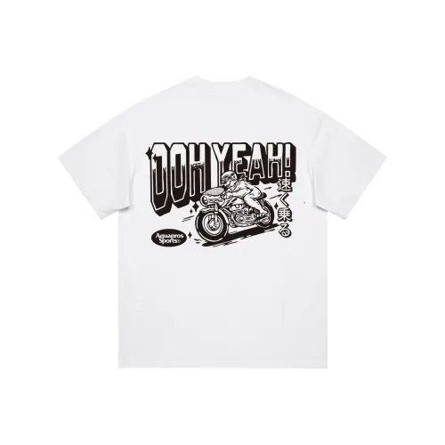 AQUAPROS Белая Унисекс Футболка