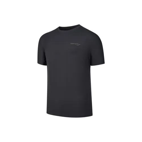 Saucony T-Shirt Мужская Глубокий Черный
