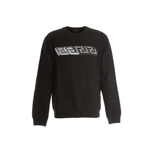 VERSACE Мужские черные свитшоты