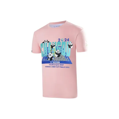 Victor T Рубашка Унисекс Оранжевый Розовый