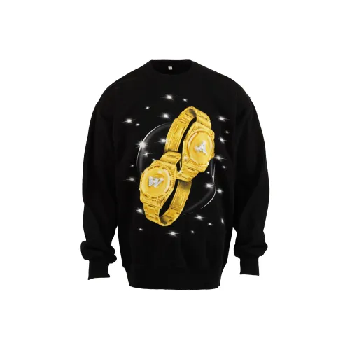 AFGK WHOOSIS Co Фирменный Черный Унисекс Свитшоты