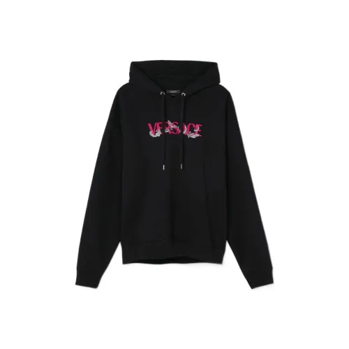 VERSACE Мужские черные свитшоты