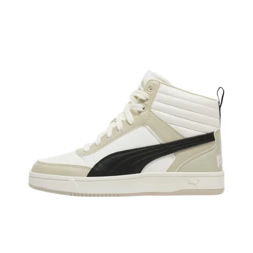 PUMA Dribble High Топ Скейтборд Кроссовки Унисекс Белый