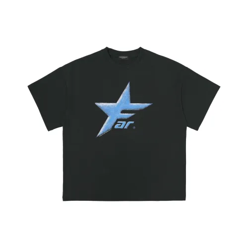 FARFROMWHAT T-Shirt Мужской Черный