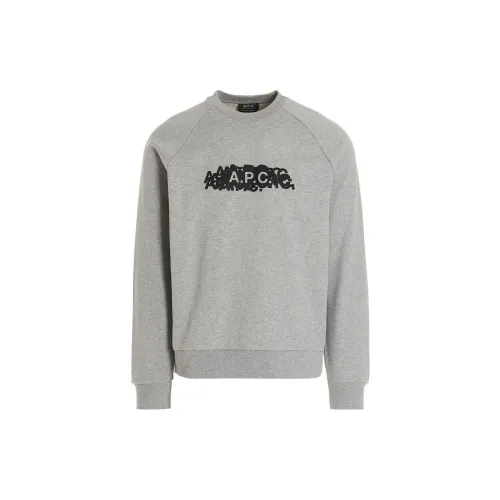 A.P.C. Joint Paragraph Серый Мужской Свитшот