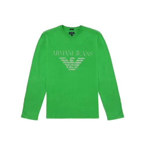 ARMANI JEANS Толстовка Мужской Зеленый