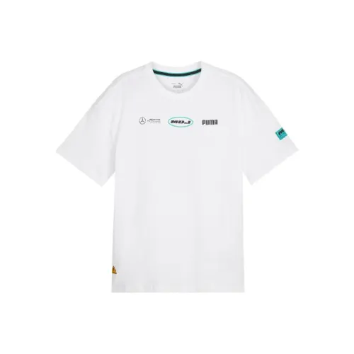 PUMA x Mercedes AMG Petronas F1® Команда X Mad Собака Jones T Рубашка Мужская Белая