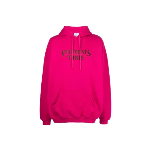 Vetements Персиково-розовый Унисекс Свитшоты