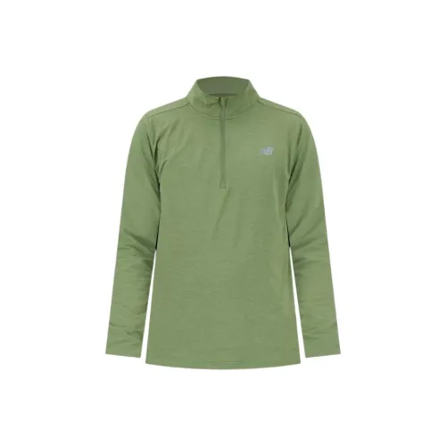 New Balance T-Shirt Мужской Черный Оливковый Камень