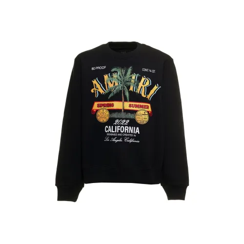 AMIRI Мужские черные свитшоты