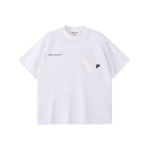 FILA FUSION INLINE T Рубашка Мужская Стандартная Белая