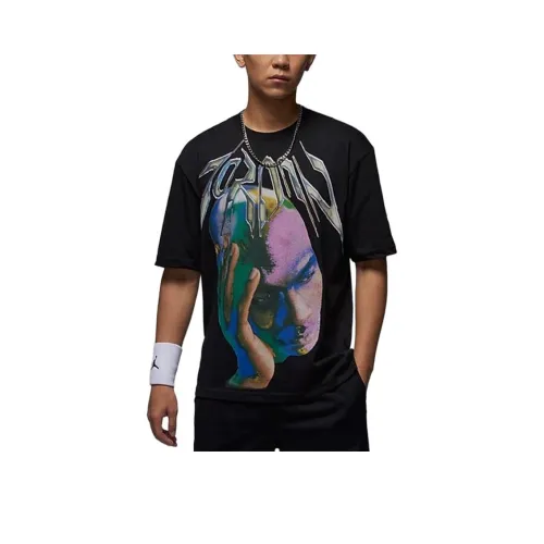 Джордан As M J Черная Мужская T-Рубашка