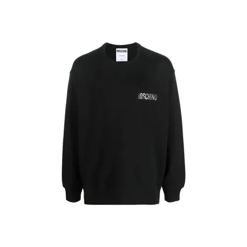 MOSCHINO Мужские черные свитшоты