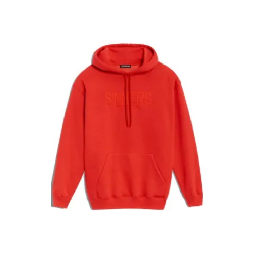 Balenciaga Red Men's Sweatshirts Баленсиага Красный Мужские Толстовки