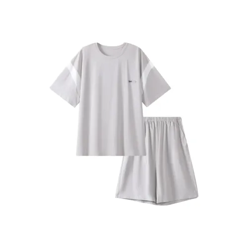 Good Fortune Пижамный комплект Мужской Светло-Серый