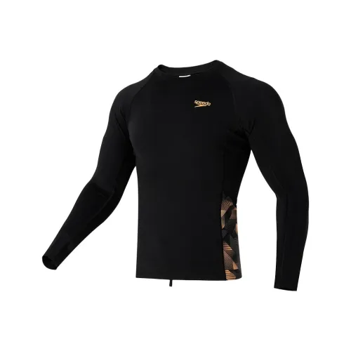 Speedo Мужские черные T-рубашки