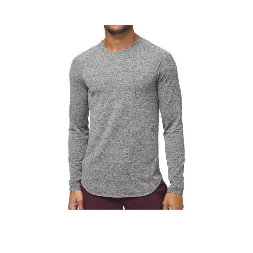 lululemon Drysense Сетка T Рубашка Мужская Черная Серый