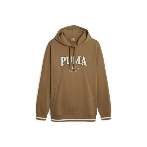 PUMA SQUAD Толстовка Мужская Коричневая