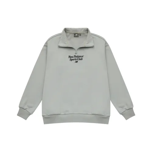 New Balance Серый Унисекс Свитшоты