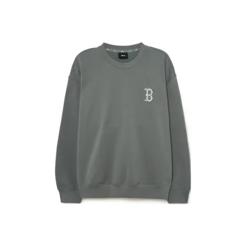 Mlb Base Logo Темно-серый Мужской Свитшот