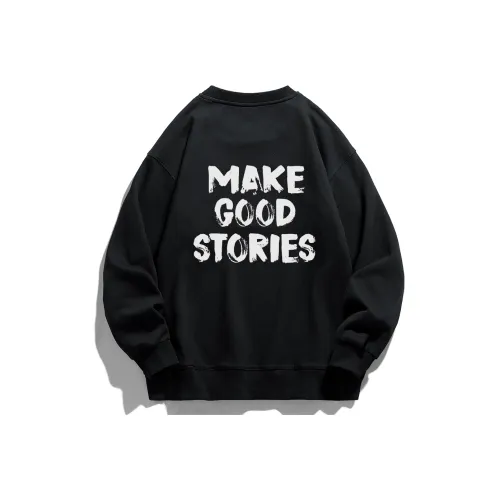 Yvette Круглый вырез Свободный крой Толстовка Унисекс