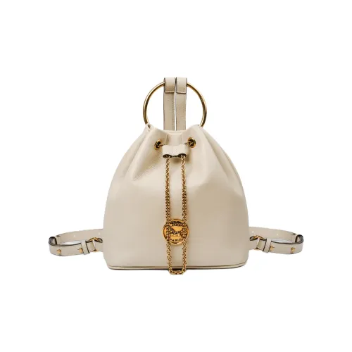 Chloe Рюкзак из кожи буйвола маленький женский белый