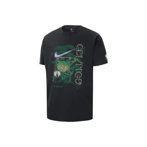 NBA Boston Celtics Nike Courtside Max 90 T-Shirt Мужской Черный