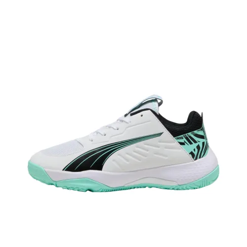 PUMA Accelerate Low Топ Детские Кроссовки для Тренировок Белый Черный Подростки