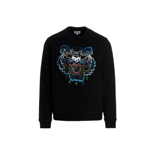 KENZO Classic Tiger Head Черный Мужской Свитшот