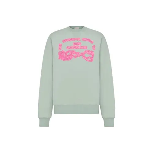 DIOR x Travis Scott Travis Scott FW22 Толстовка Мужской Зеленый