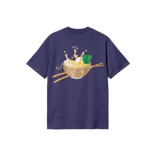 Carhartt WIP FW24 S S Noodle Суп T Рубашка T Рубашка Унисекс Фиолетовый